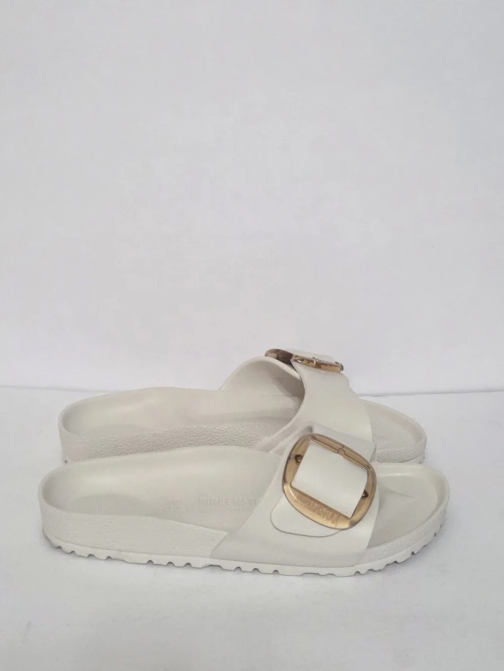 Birkenstock Madrid EVA Big Buckle Eggshell Sandals Size 40 | 9-9.5